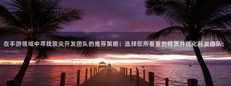 恩佐娱乐手机版最新功能介绍大全：在手游领域中寻找顶尖开发团队